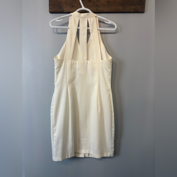 Vintage Cream Halter Dress by Savannah size 6 - Picture 4 of 7